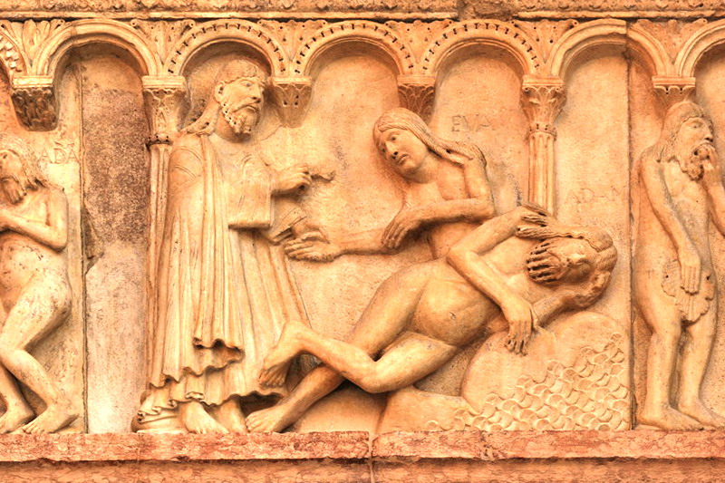 Duomo di Modena Creazione di Eva 